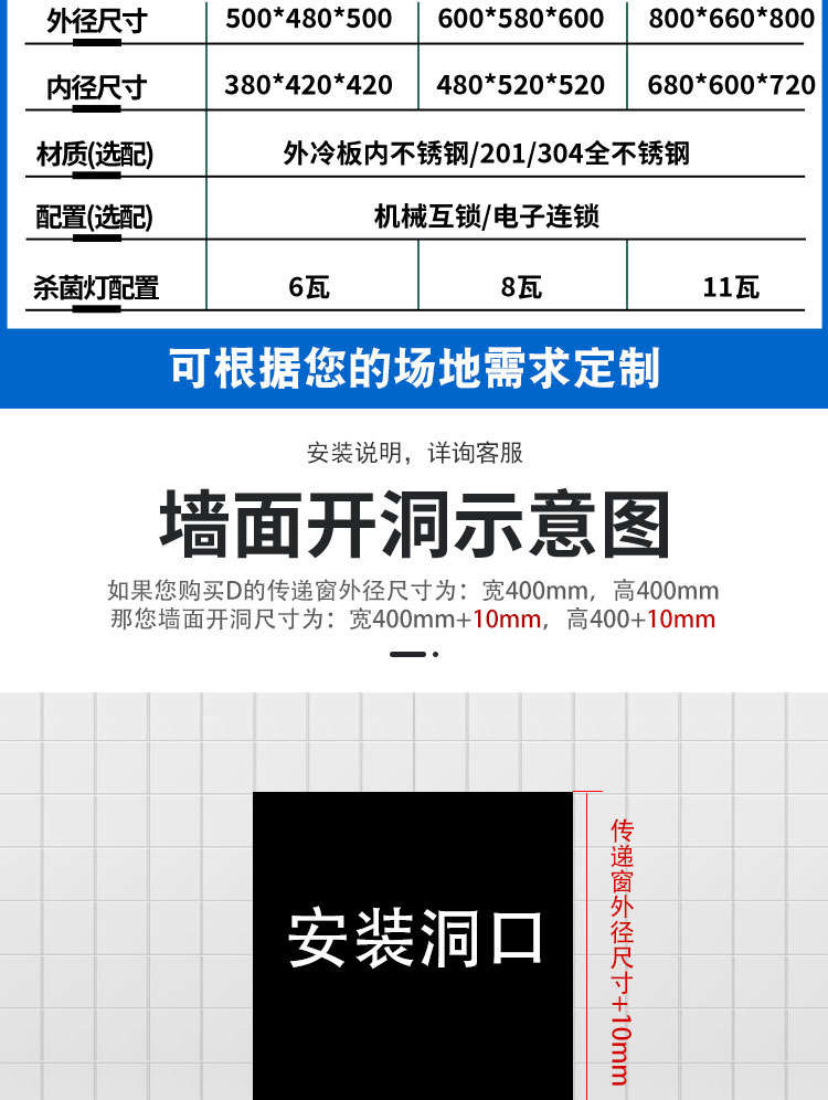 201不銹鋼傳遞窗